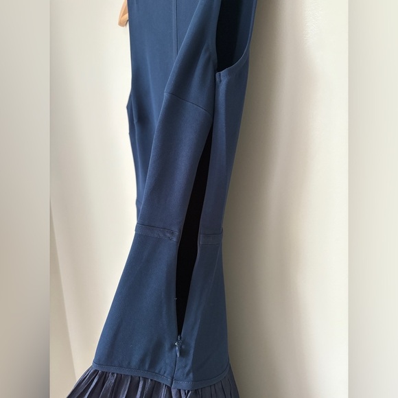 NEW Reformation Cyra Drop Waist Dress Midnight Navy Blue | US 2 UK 4 - Picture 11 of 15